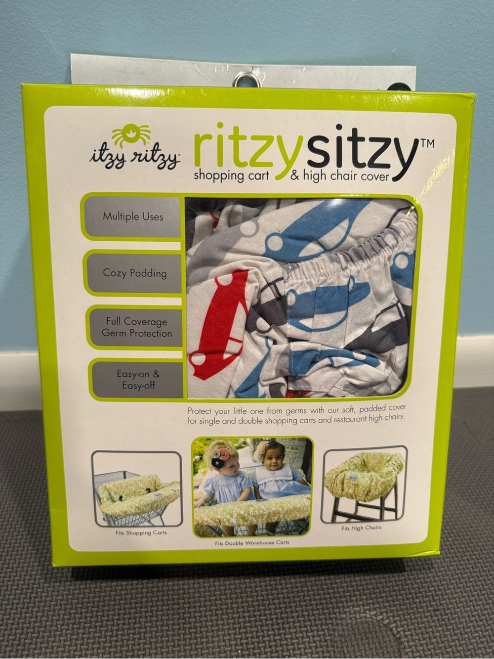 Itzy Ritzy Sitzy Shopping Cart and High Chair Cover